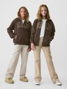 GAP Gyerek pulóver logóval és fleece béléssel GAP