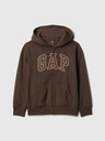 GAP Gyerek pulóver logóval és fleece béléssel GAP