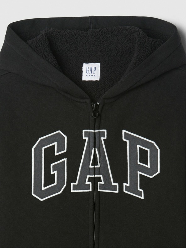 GAP Gyerek bélelt sherpa pulóver GAP