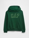 GAP Gyerek pulóver logóval és fleece béléssel GAP