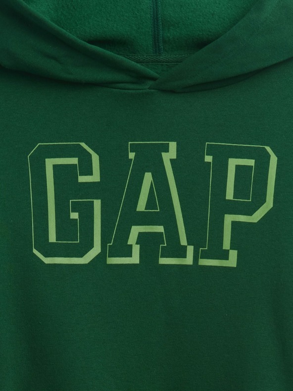 GAP Gyerek pulóver logóval és fleece béléssel GAP