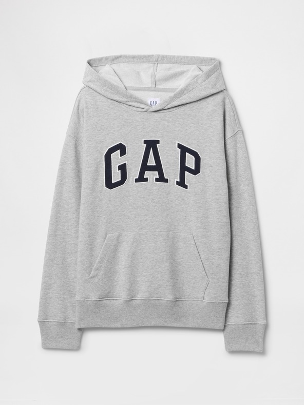 GAP Gyerek pulóver logóval és fleece béléssel GAP