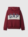 GAP Gyerek pulóver logóval és fleece béléssel GAP