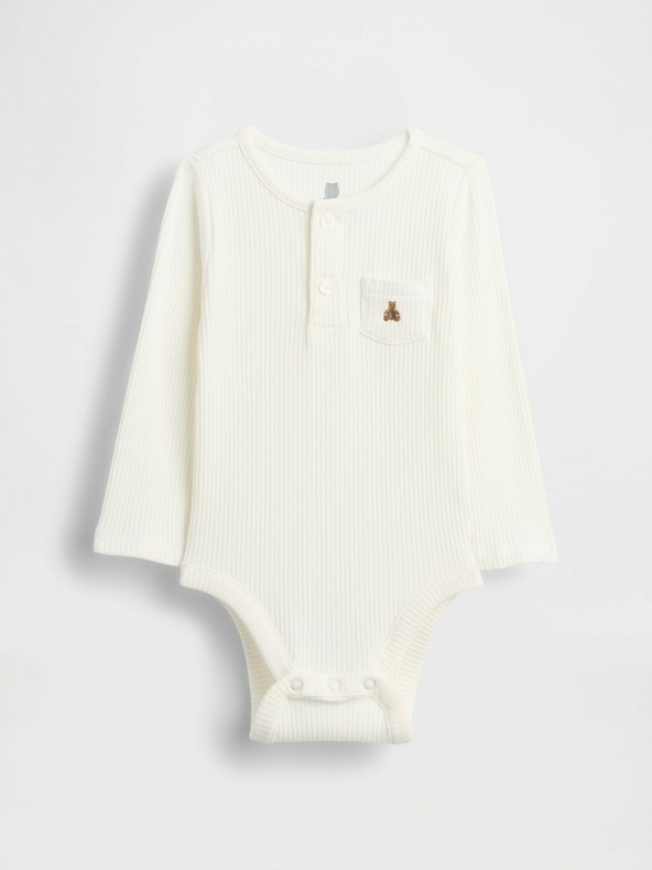 GAP Baby bordázott body Unisex GAP
