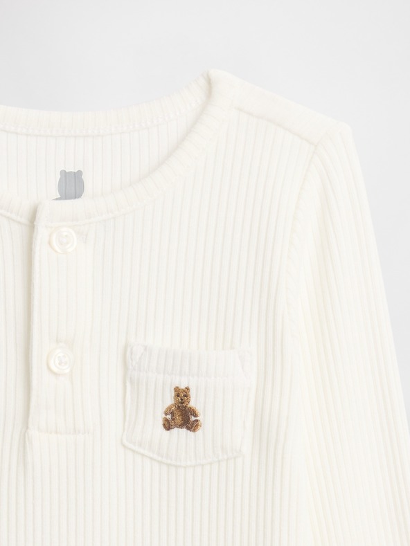 GAP Baby bordázott body Unisex GAP