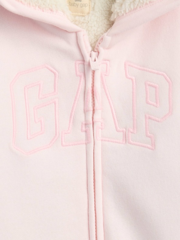 GAP Baby sherpa overál logóval GAP
