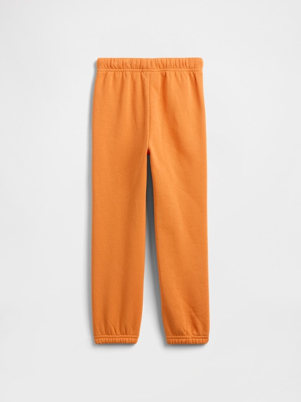 GAP Gyerek fleece sportnadrág logóval army GAP