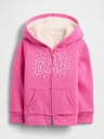 GAP Baby meleg pulóver Logo Sherpa GAP