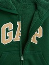 GAP Baby meleg pulóver Logo Sherpa GAP