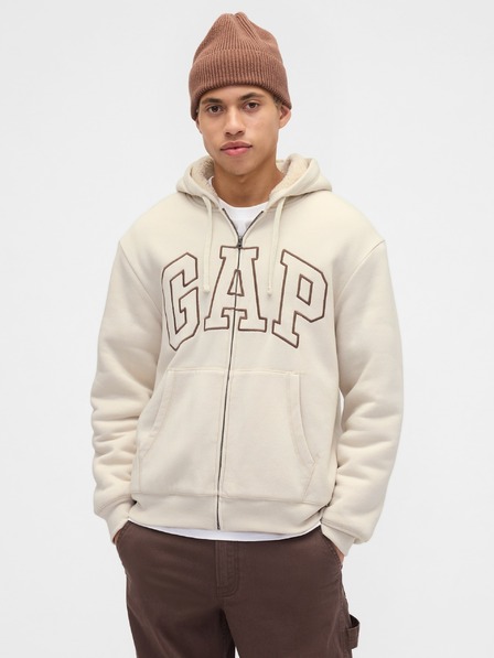 GAP Bélelt pulóver logóval GAP