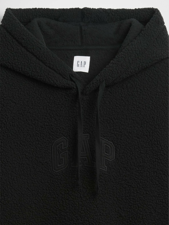 GAP Sherpa logós pulóver GAP