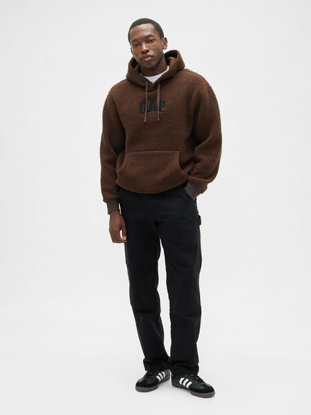 GAP Sherpa logós pulóver GAP