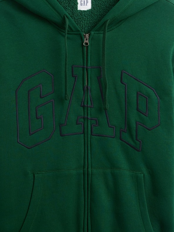 GAP Bélelt pulóver logóval GAP