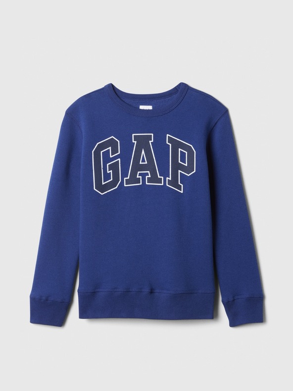 GAP Gyerek pulóver logóval és fleece béléssel GAP