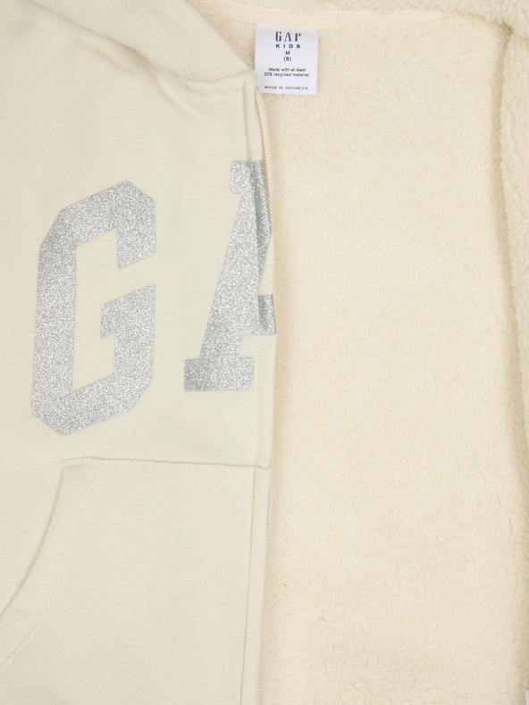 GAP Gyerek bélelt sherpa pulóver GAP