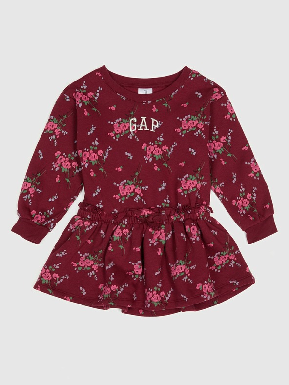 GAP Baby mikinás ruha logóval GAP