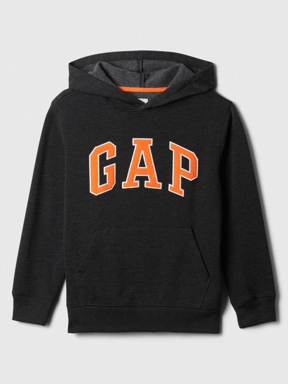 GAP Gyerek pulóver logóval és fleece béléssel GAP