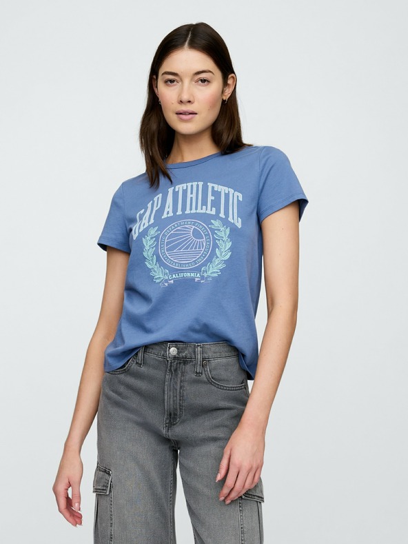 GAP GAP logó v-ss camo arch póló