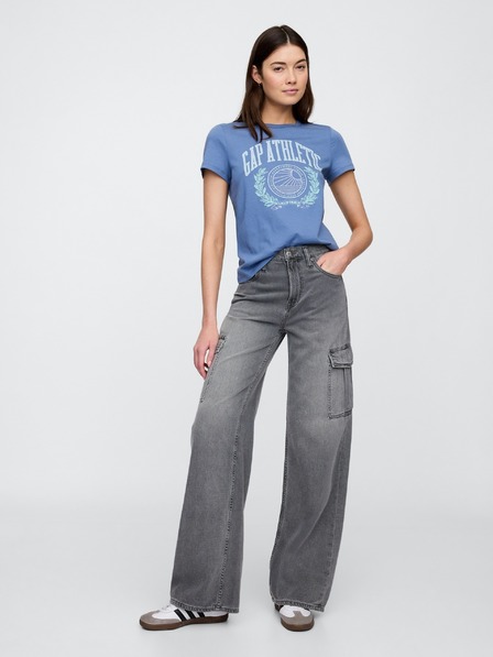 GAP GAP logó v-ss camo arch póló