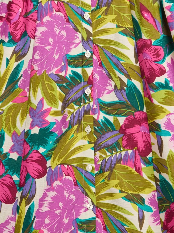 GAP Virágmintás midi ruha GAP