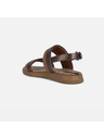 Geox Barna női szandál bőr részletekkel Geox Dandra