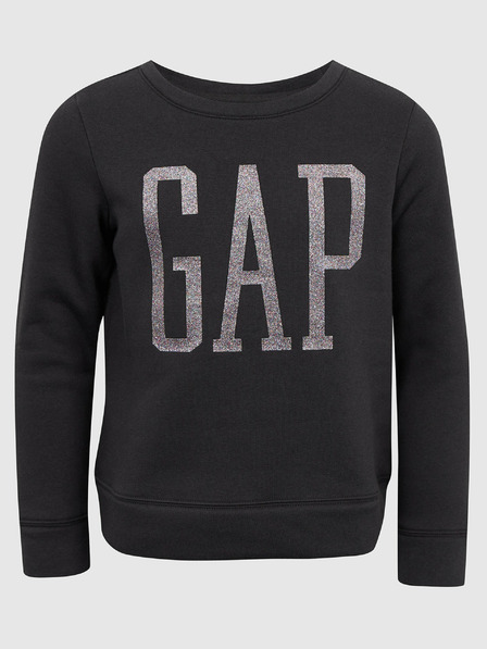 GAP Gyerek pulóver logóval és fleece béléssel GAP