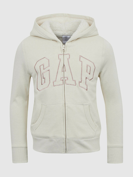 GAP Gyerek bélelt pulóver logóval GAP