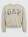 GAP Gyerek pulóver logóval és fleece béléssel GAP