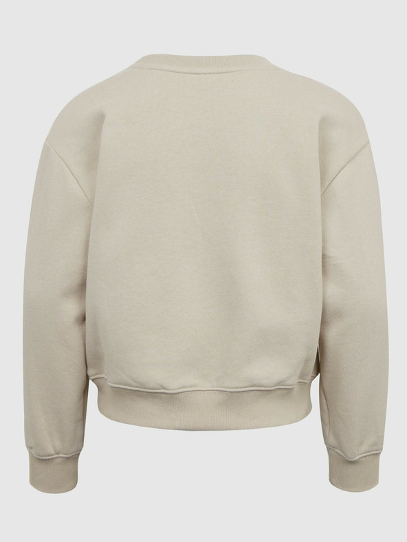 GAP Gyerek pulóver logóval és fleece béléssel GAP