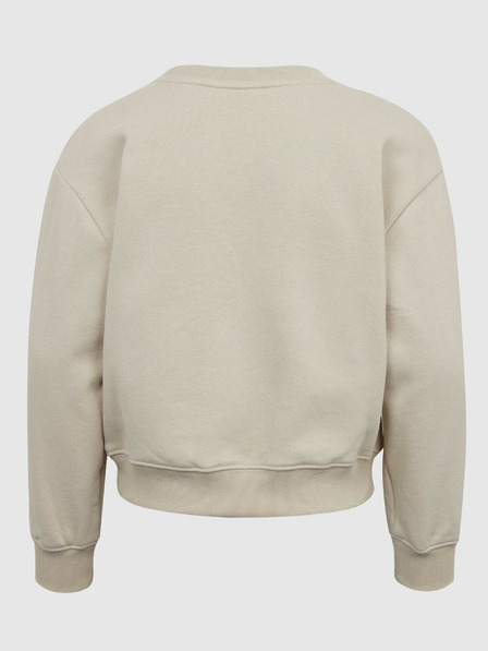 GAP Gyerek pulóver logóval és fleece béléssel GAP