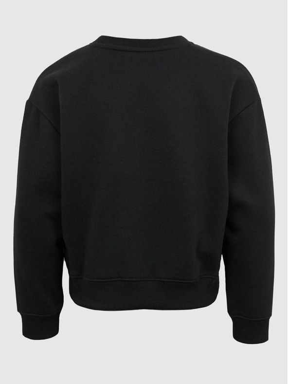 GAP Gyerek pulóver logóval és fleece béléssel GAP