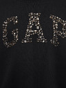 GAP Gyerek pulóver logóval és fleece béléssel GAP