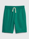 GAP Gyerek fleece sportnadrág logóval army GAP