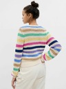 GAP Háčkovaný svetr s pruhy GAP