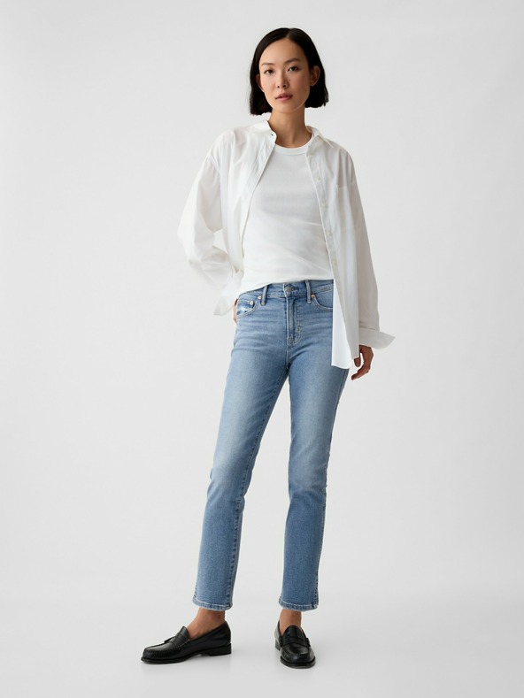 GAP Nadrágok slim Mid Rise Split-Hem Vintage GAP