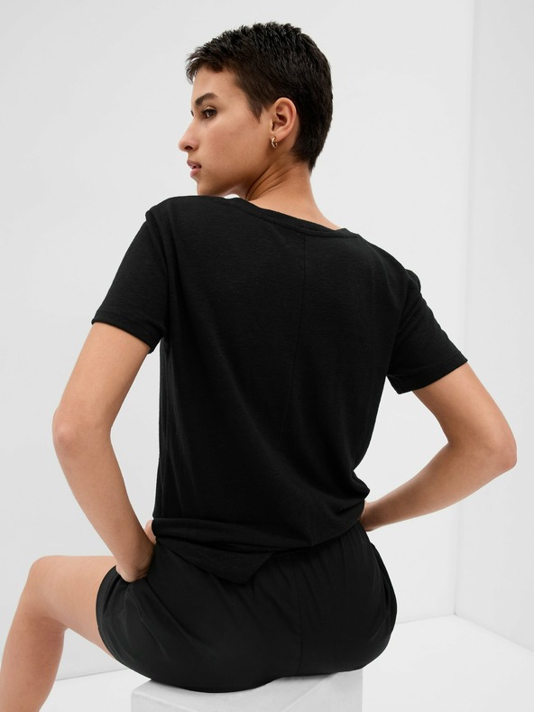 GAP Len rövid ujjú póló GAP