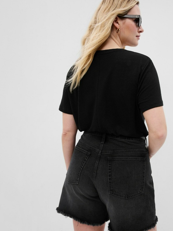 GAP Len rövid ujjú póló GAP