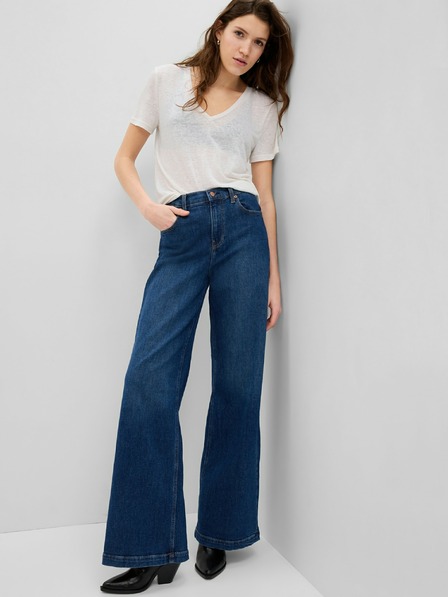 GAP Len rövid ujjú póló GAP