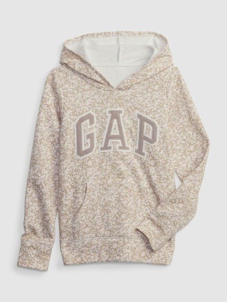 GAP Gyerek pulóver logóval és fleece béléssel GAP