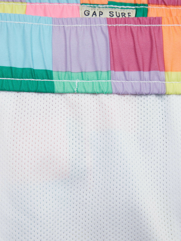 GAP Dětské kostkované plavky GAP