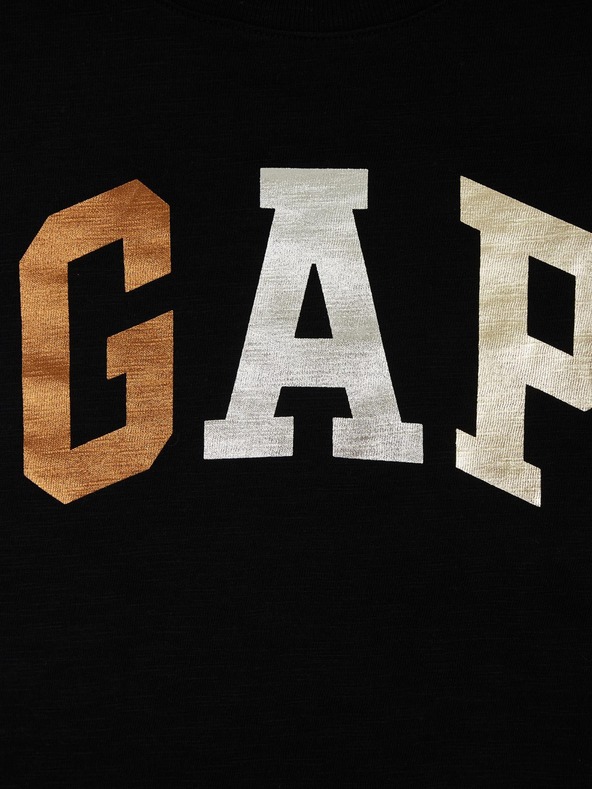 GAP Gyerek póló fémes logóval Gap
