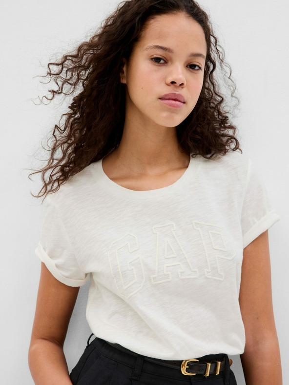 GAP GAP logó v-ss camo arch póló