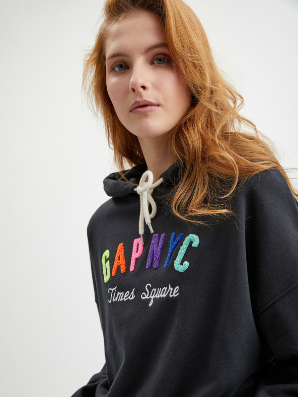 GAP Logós GAP fleece pulóver