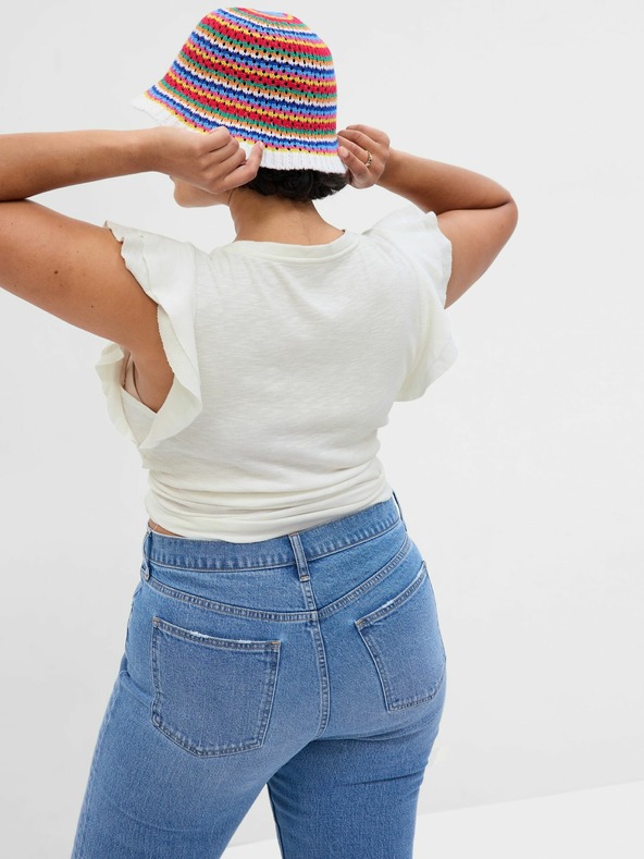 GAP Póló fodros ujjakkal GAP