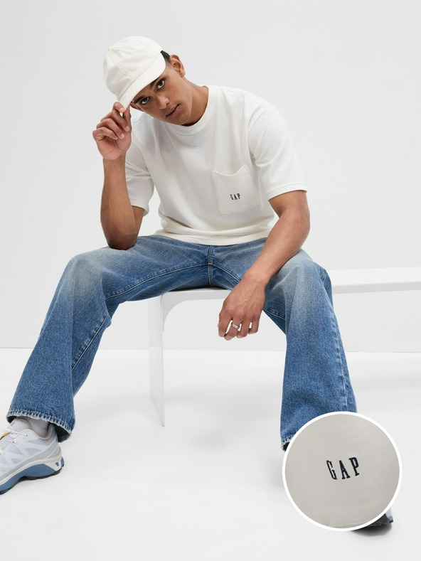 GAP Oversize pique póló GAP