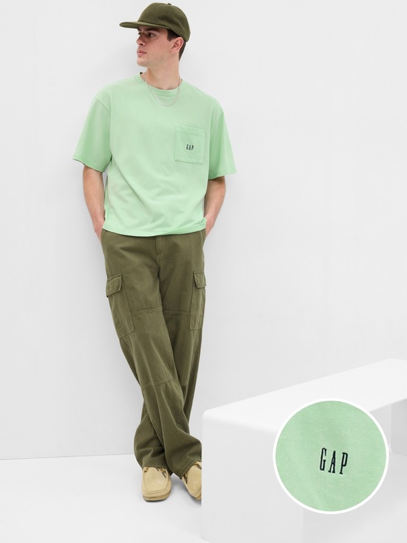 GAP Oversize pique póló GAP