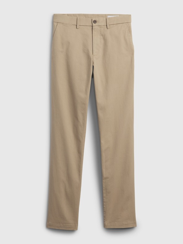 GAP Nadrág modern khaki straight fit GapFlex GAP