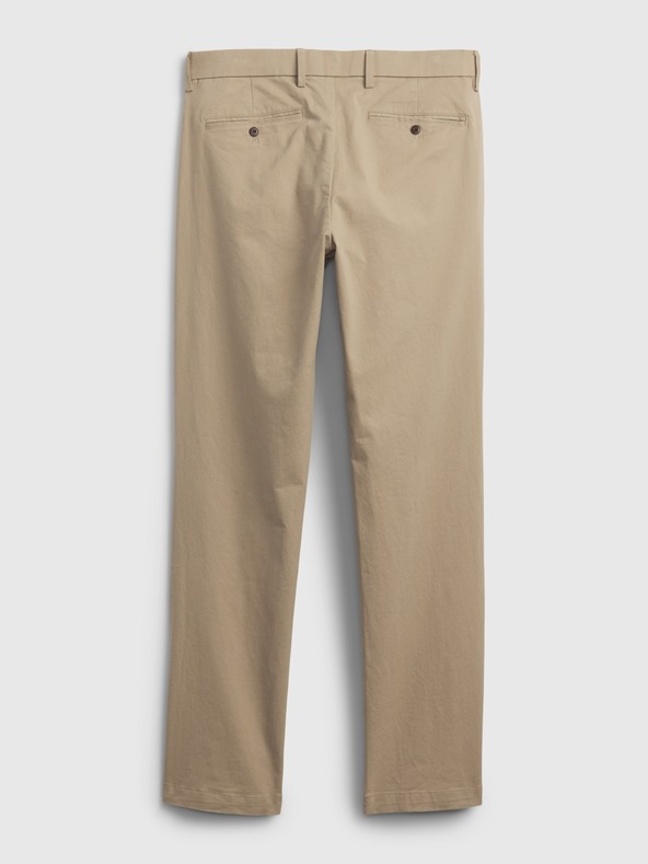 GAP Nadrág modern khaki straight fit GapFlex GAP