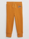 GAP Gyerek fleece sportnadrág logóval army GAP