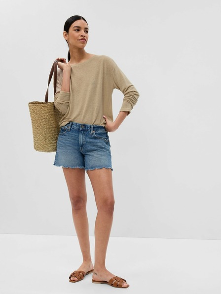 GAP Len hosszú ujjú póló GAP